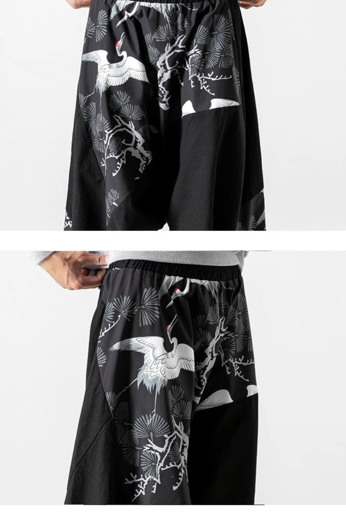 Pantalon Harajuku vintage pour hommes - Tresors asiatiques