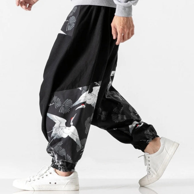 Pantalon Harajuku vintage pour hommes - Tresors asiatiques