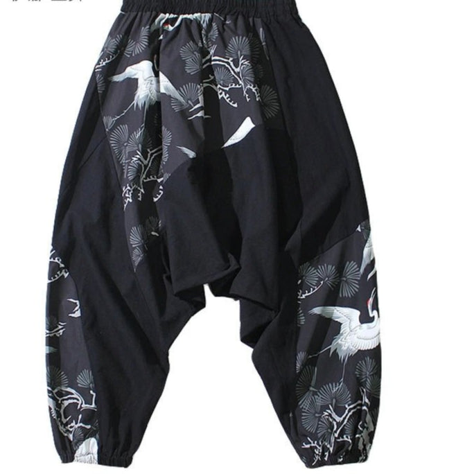 Pantalon Harajuku vintage pour hommes - Tresors asiatiques