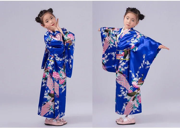 Peignoir kimono japonais pour enfants - Tresors asiatiques
