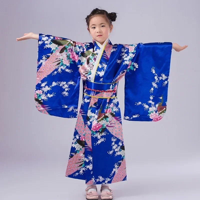 Peignoir kimono japonais pour enfants - Tresors asiatiques