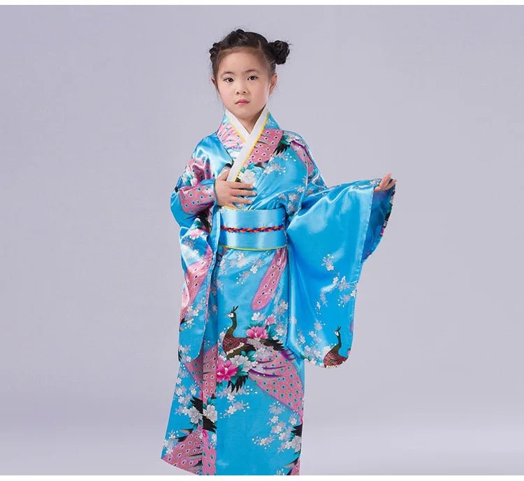 Peignoir kimono japonais pour enfants - Tresors asiatiques