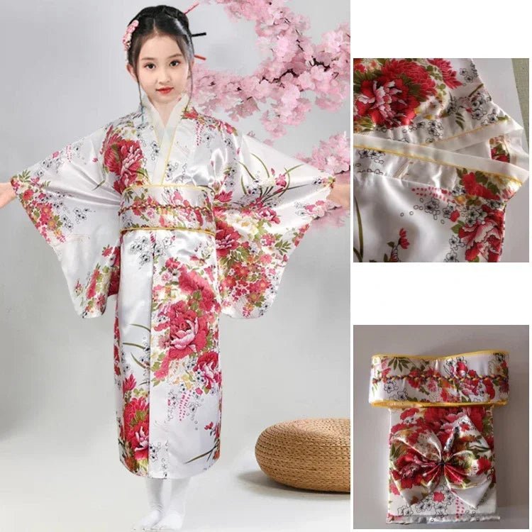Peignoir kimono japonais pour enfants - Tresors asiatiques
