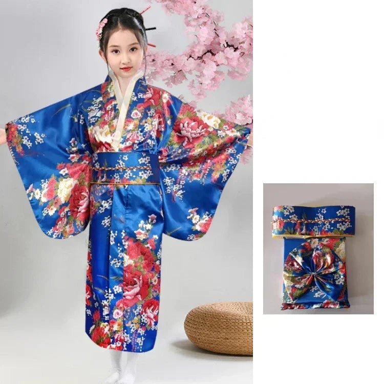 Peignoir kimono japonais pour enfants - Tresors asiatiques