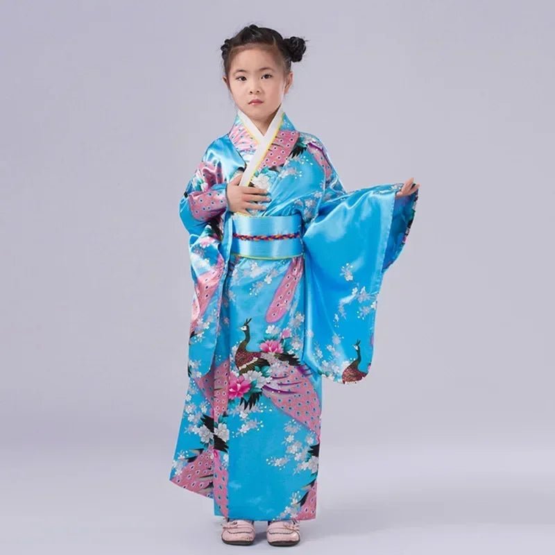 Peignoir kimono japonais pour enfants - Tresors asiatiques