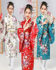 Peignoir kimono japonais pour enfants - Tresors asiatiques