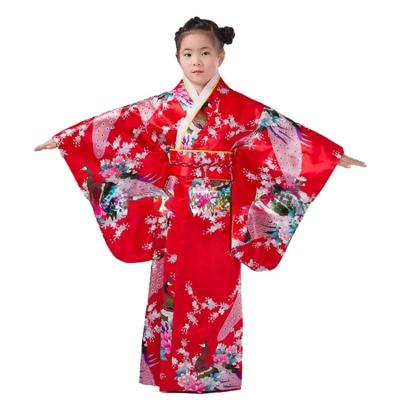 Peignoir kimono japonais pour enfants - Tresors asiatiques