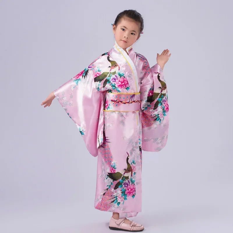 Peignoir kimono japonais pour enfants - Tresors asiatiques