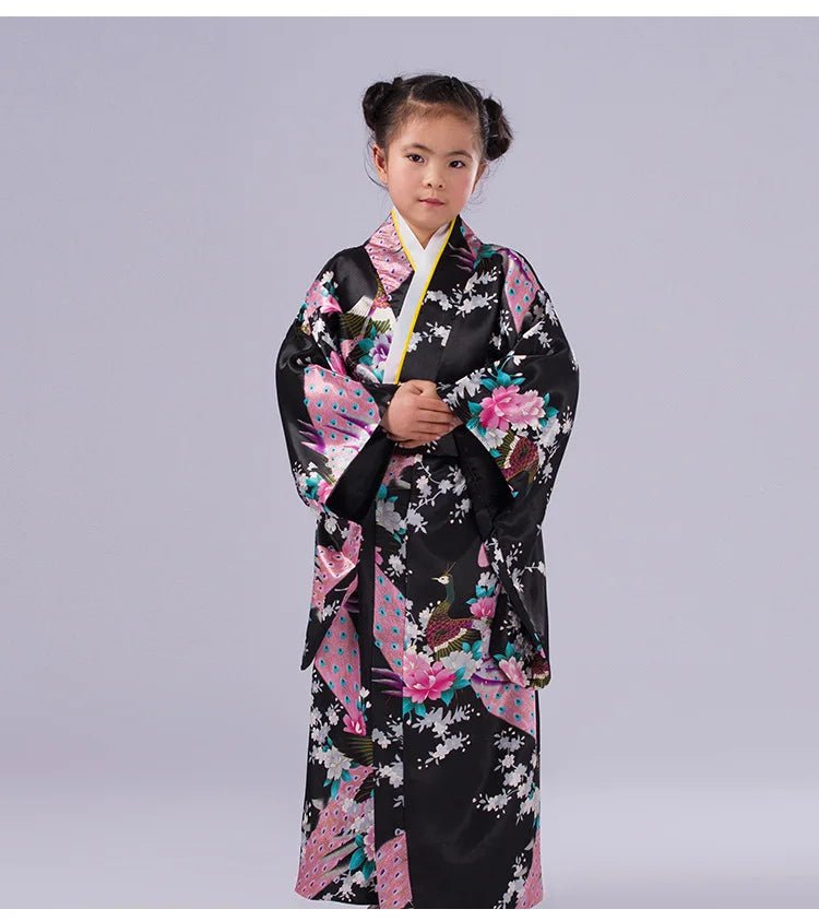 Peignoir kimono japonais pour enfants - Tresors asiatiques