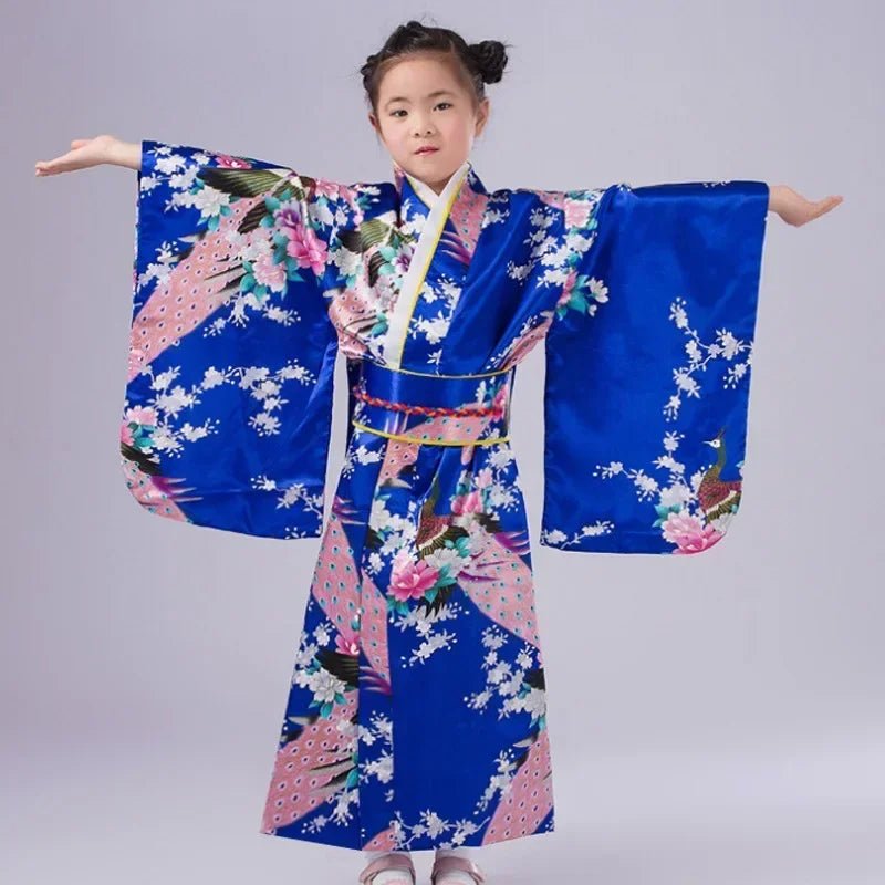 Peignoir kimono japonais pour enfants - Tresors asiatiques