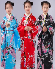 Peignoir kimono japonais pour enfants - Tresors asiatiques