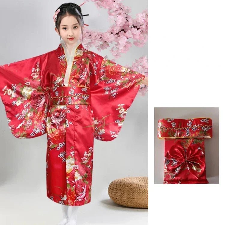 Peignoir kimono japonais pour enfants - Tresors asiatiques
