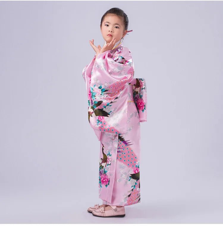 Peignoir kimono japonais pour enfants - Tresors asiatiques