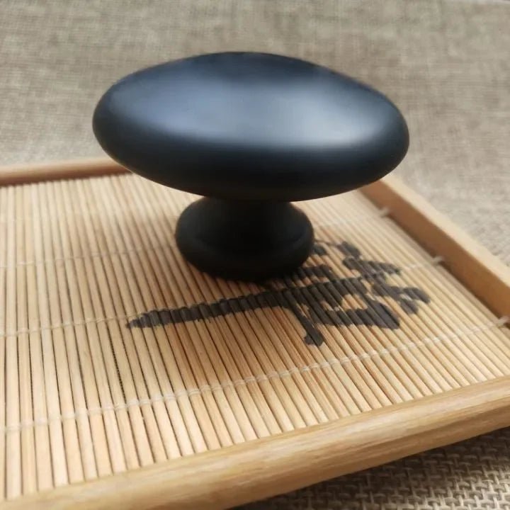 Pierre de massage à l'huile brute noire - Tresors asiatiques