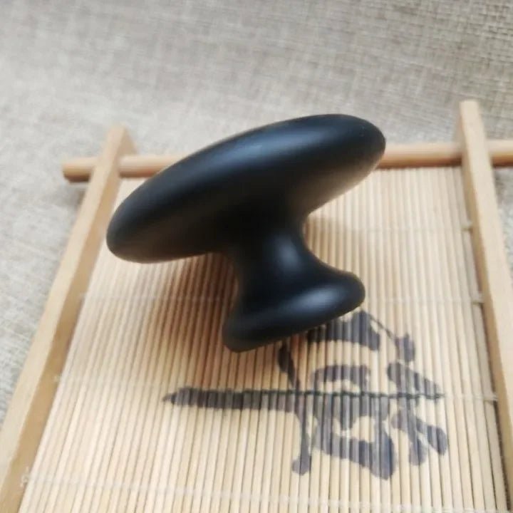 Pierre de massage à l'huile brute noire - Tresors asiatiques