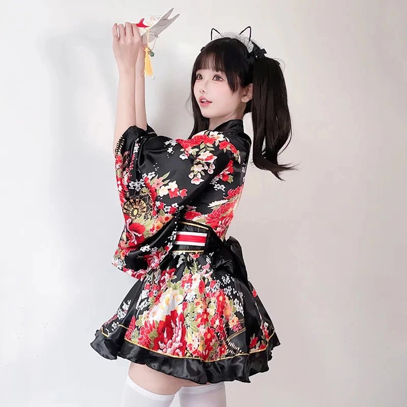 Robe kimono Japonaise - Tresors asiatiques