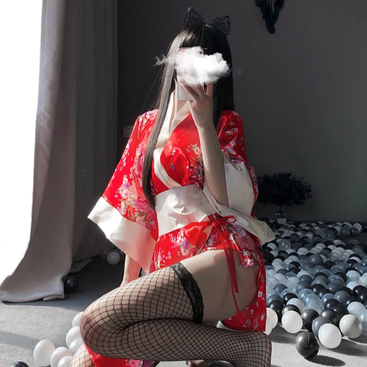 Robe kimono japonaise sexy - Tresors asiatiques