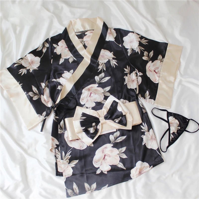 Robe kimono japonaise sexy - Tresors asiatiques