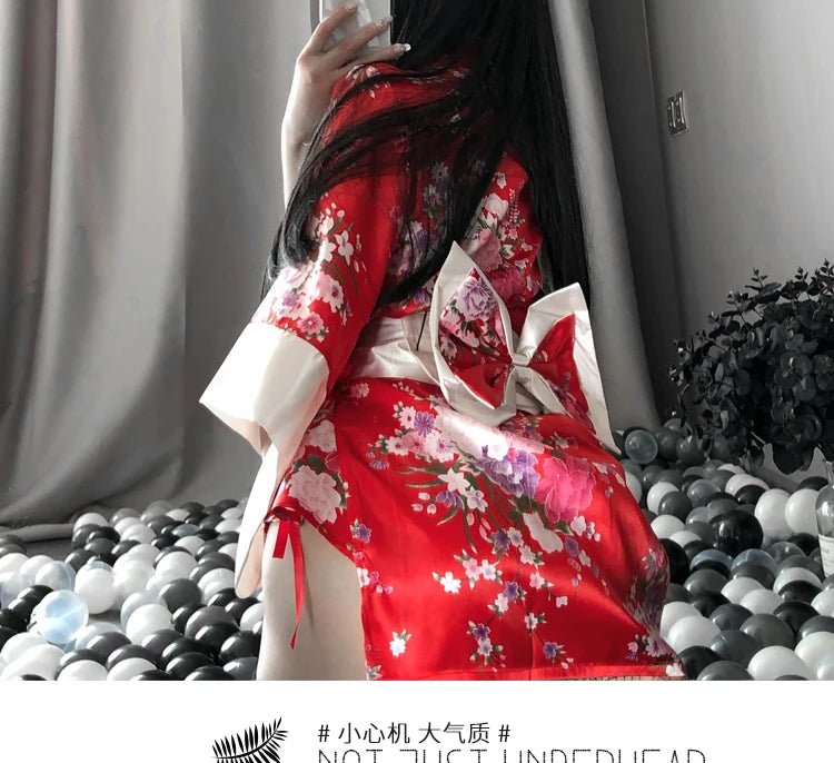 Robe kimono japonaise sexy - Tresors asiatiques