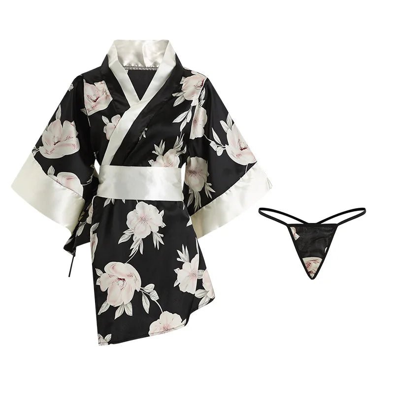 Robe kimono japonaise sexy - Tresors asiatiques