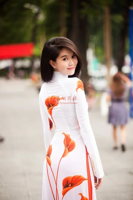 Robe traditionnelle vietnamienne Ao dai - Tresors asiatiques