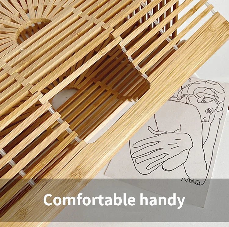 Sac à main tissé en paille pour femme - Tresors asiatiques