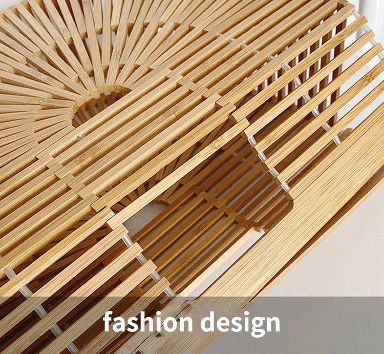 Sac à main tissé en paille pour femme - Tresors asiatiques