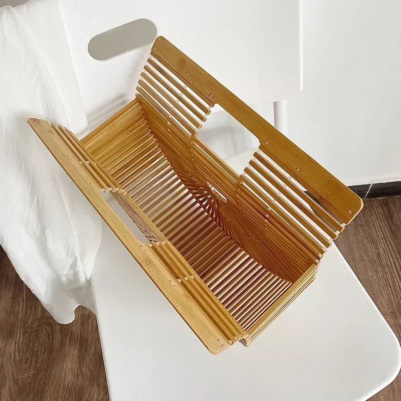 Sac à main tissé en paille pour femme - Tresors asiatiques