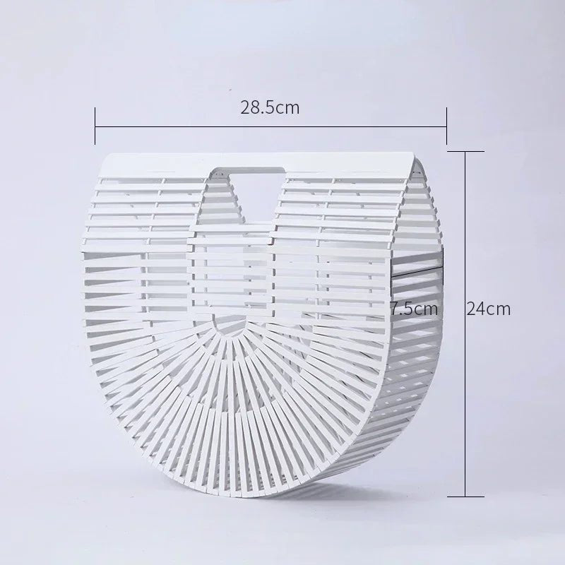 Sac à main tissé en paille pour femme - Tresors asiatiques