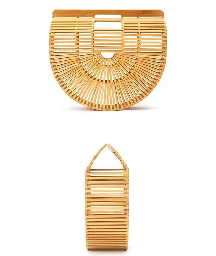 Sac à main tissé en paille pour femme - Tresors asiatiques