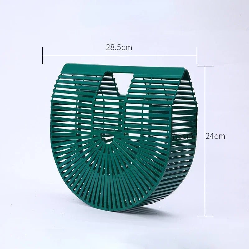 Sac à main tissé en paille pour femme - Tresors asiatiques