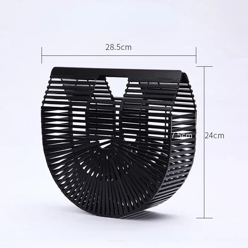 Sac à main tissé en paille pour femme - Tresors asiatiques