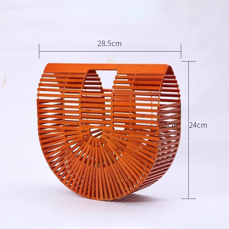 Sac à main tissé en paille pour femme - Tresors asiatiques