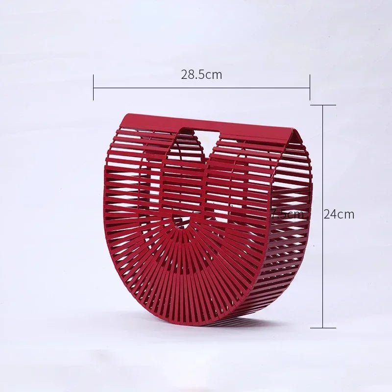 Sac à main tissé en paille pour femme - Tresors asiatiques