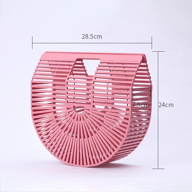 Sac à main tissé en paille pour femme - Tresors asiatiques
