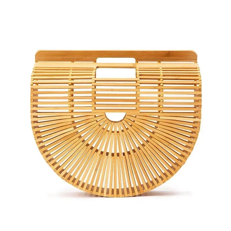 Sac à main tissé en paille pour femme - Tresors asiatiques