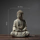 Sculpture antique de Bouddha en résine - Tresors asiatiques