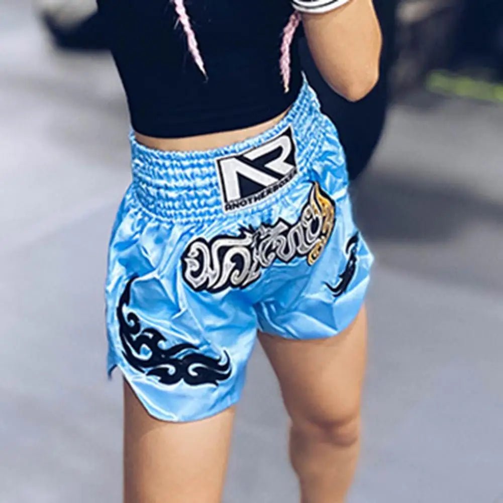 Short Muay Thai respirant pour adultes et enfants - Tresors asiatiques