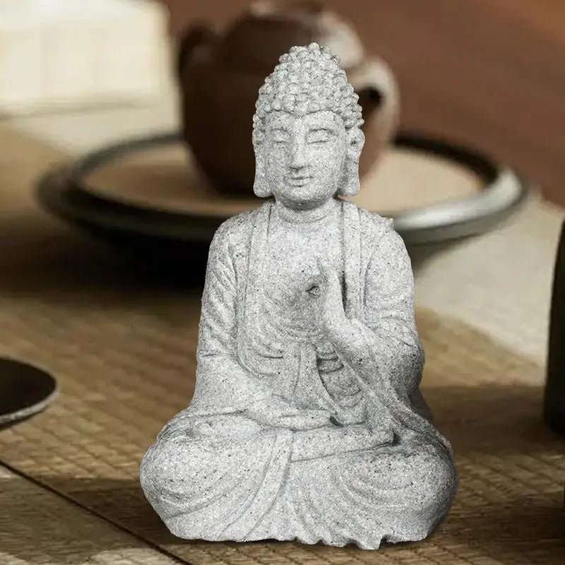 Statue de Bouddha assis pour chambre à coucher - Tresors asiatiques