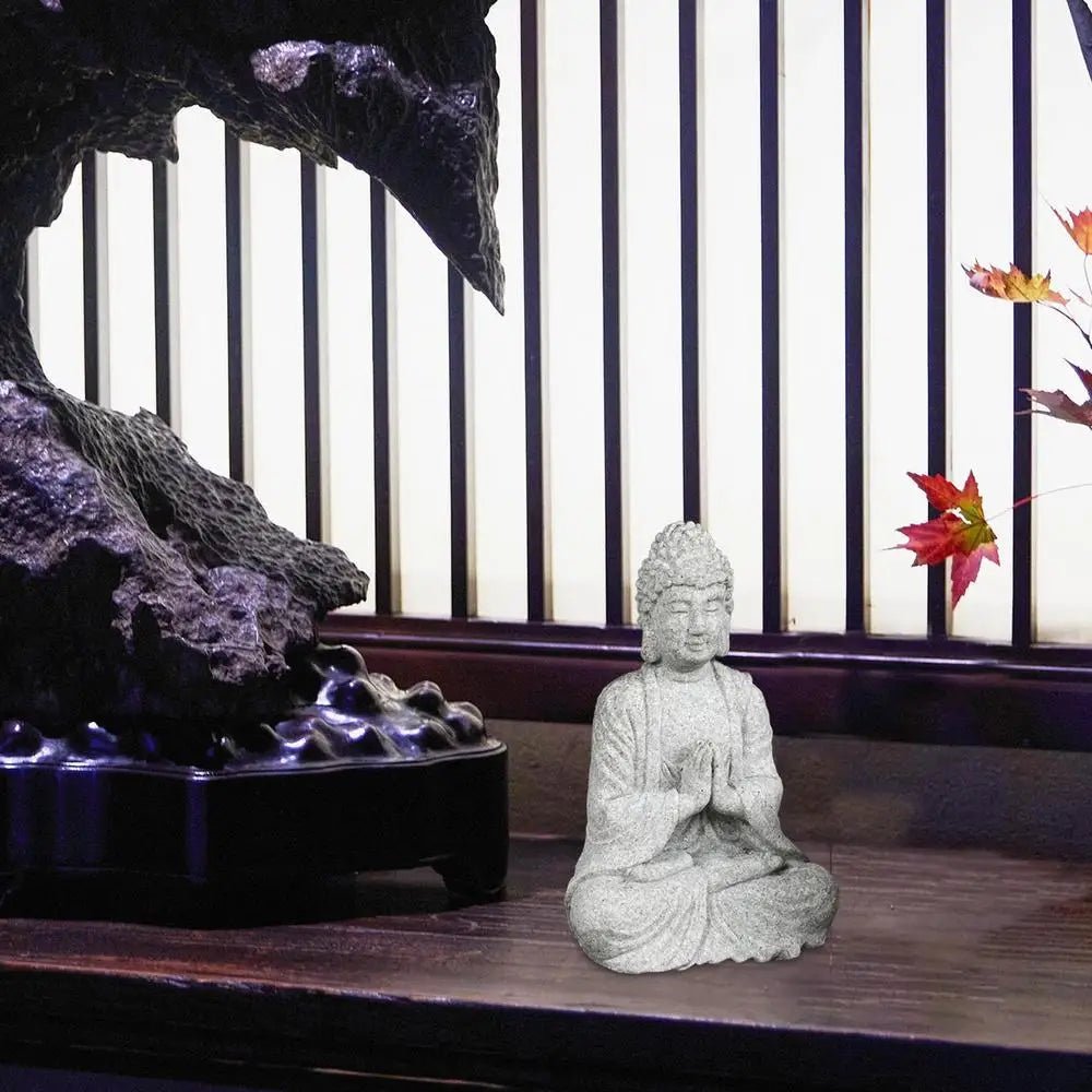 Statue de Bouddha assis pour chambre à coucher - Tresors asiatiques