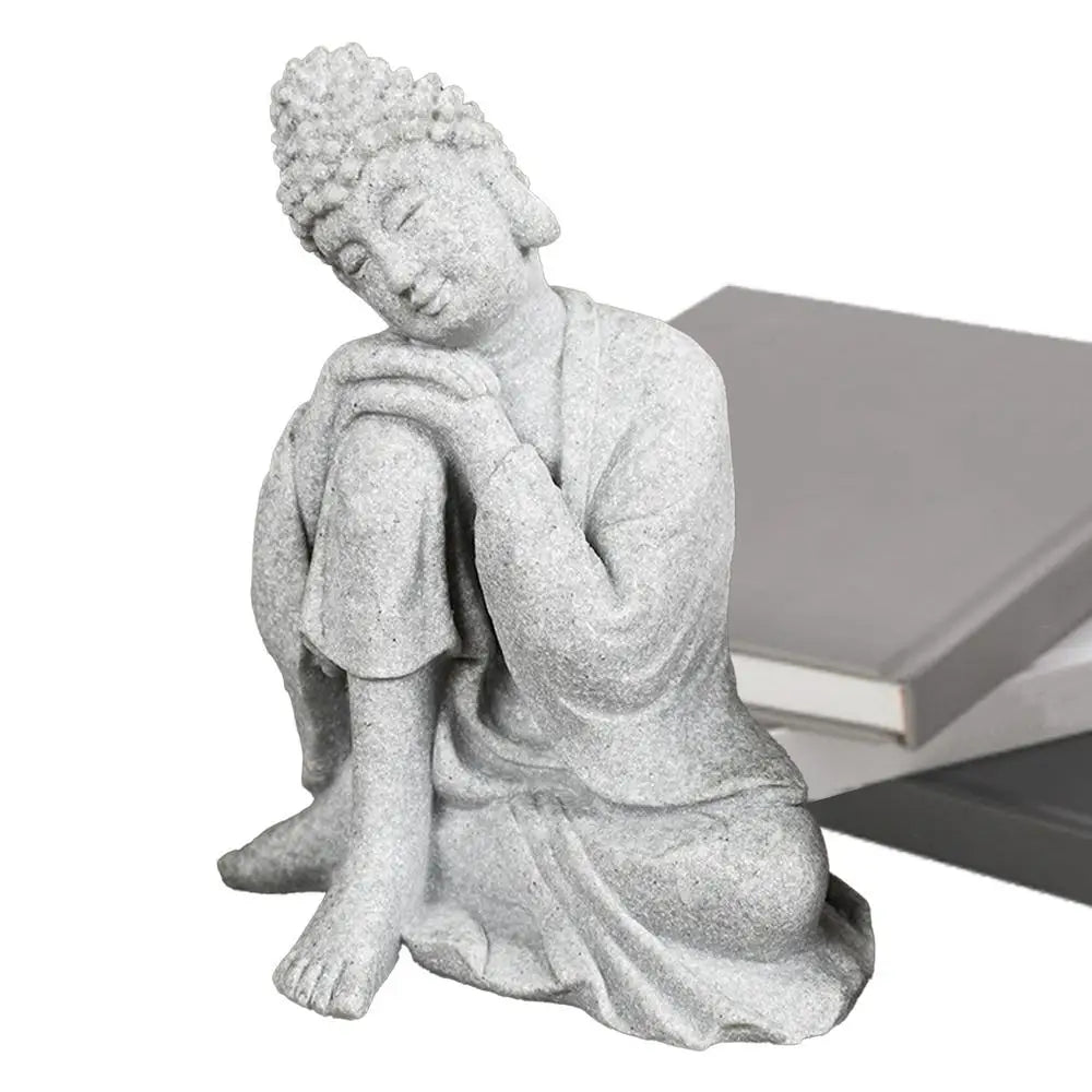 Statue de Bouddha assis pour chambre à coucher - Tresors asiatiques