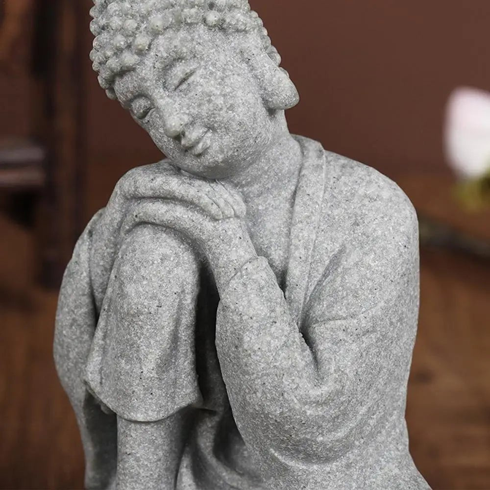Statue de Bouddha assis pour chambre à coucher - Tresors asiatiques