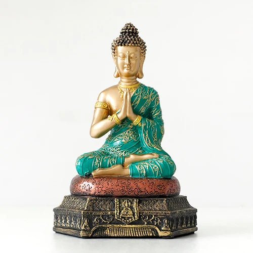 Statue de Bouddha assis thaïlandaise - Tresors asiatiques