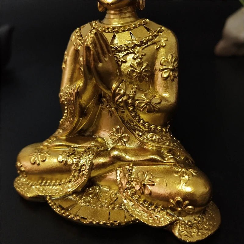 Statue de Bouddha dorée de Thaïlande - Tresors asiatiques
