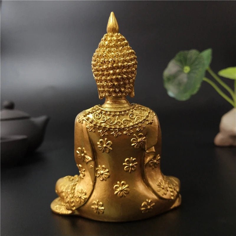 Statue de Bouddha dorée de Thaïlande - Tresors asiatiques