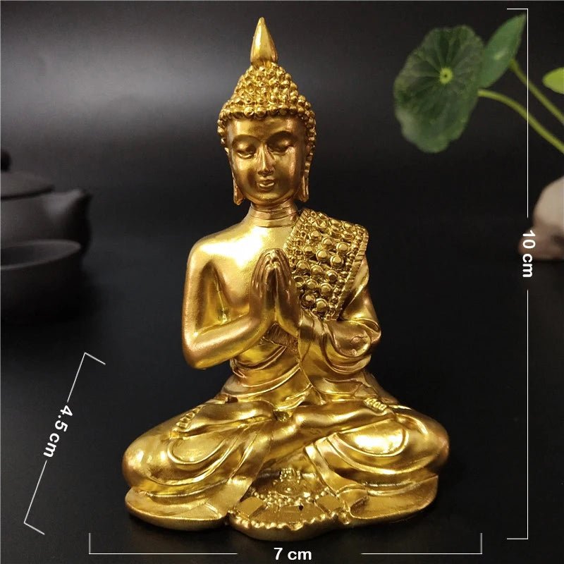 Statue de Bouddha dorée de Thaïlande - Tresors asiatiques