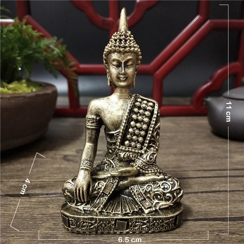 Statue de Bouddha en bronze pour votre intérieur - Tresors asiatiques