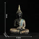 Statue de Bouddha en résine verte - Tresors asiatiques