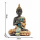 Statue de Bouddha peinte à la main - Tresors asiatiques