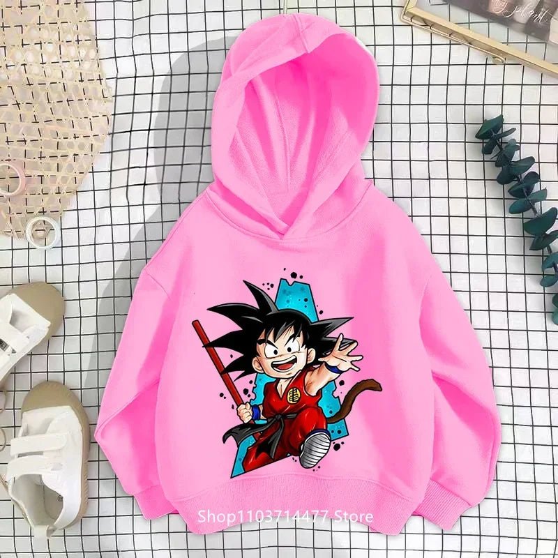 Sweat à capuche et pantalon (Ensemble) Dragon Ball pour garçons et filles - Tresors asiatiques